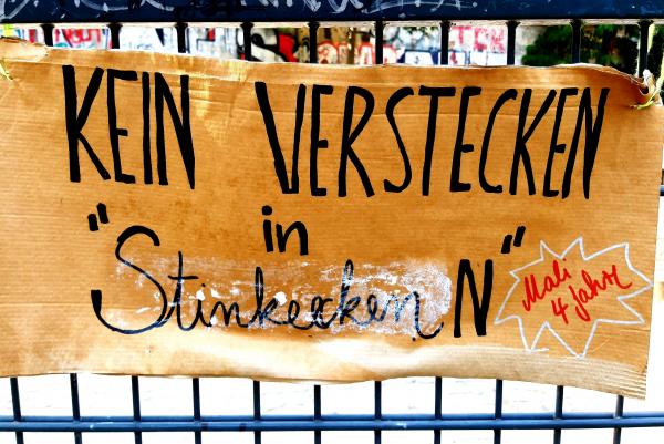 Kein Verstecken in Stinkeecken