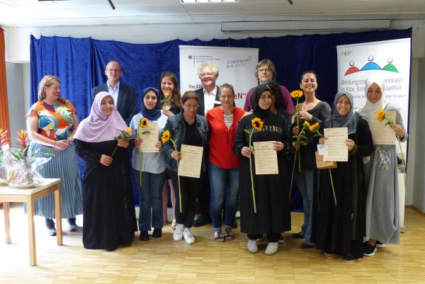 Zertifizierung Bildungsbotschafterinnen Werbellinsee-Grundschule