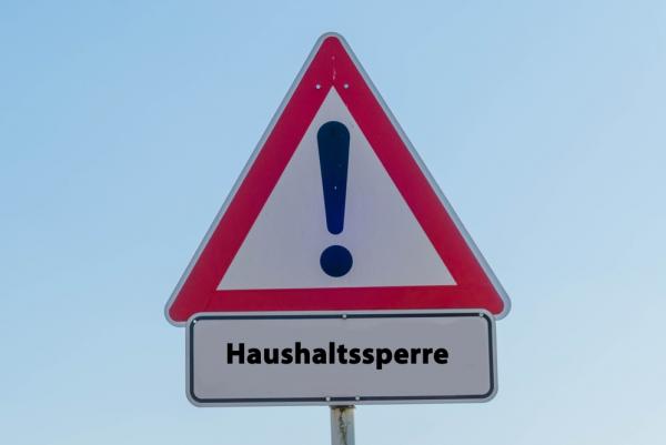 Hauhaltssperre