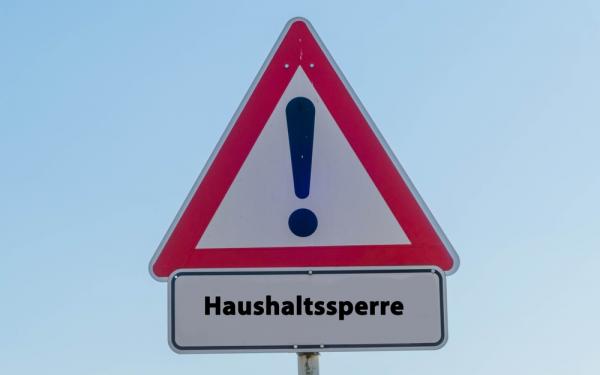 Hauhaltssperre